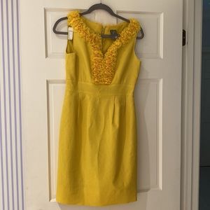 Taylor Yellow Shift Dress
